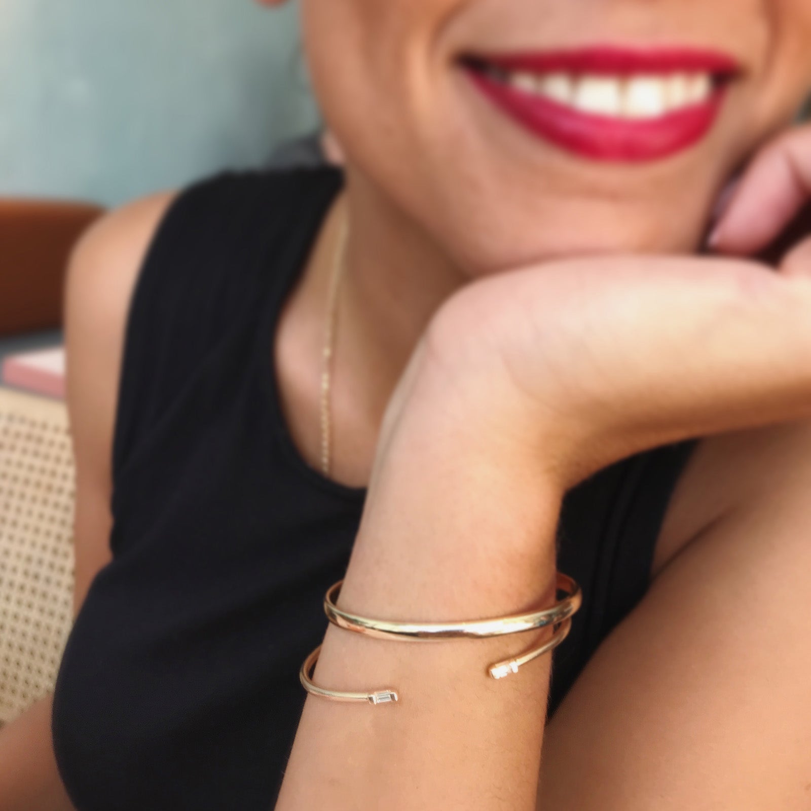 Eternity Cuff Yellow Gold